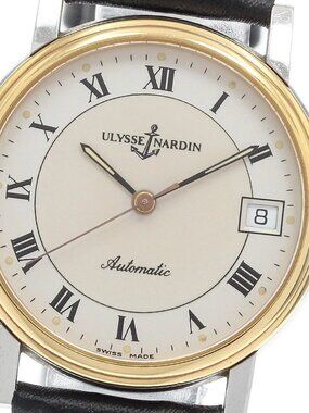 Ulysse Nardin San sheer 133-22 Date bezel K18YG Automatic Men's Watch